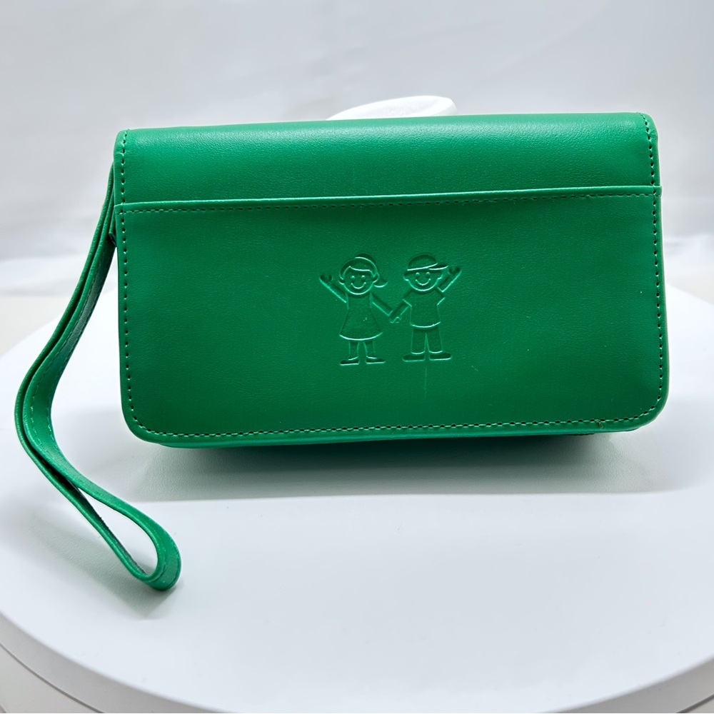 Gemline, Green Wristlet, Wallet, NIB